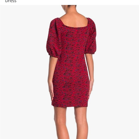 Free People Womens Sunset Textured Cold Shoulders Mini - Picture 2 of 5